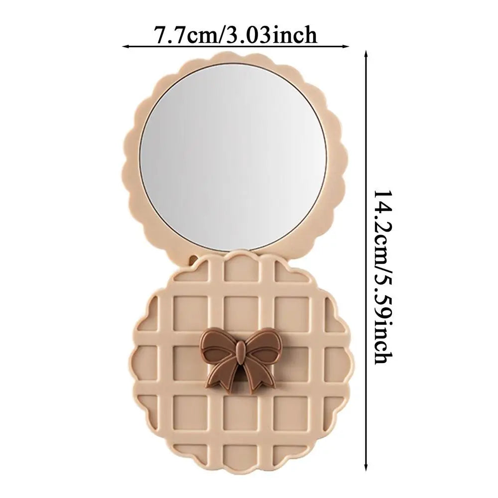 Double-Sided Compact Pocket Mirror – HD & Magnifying