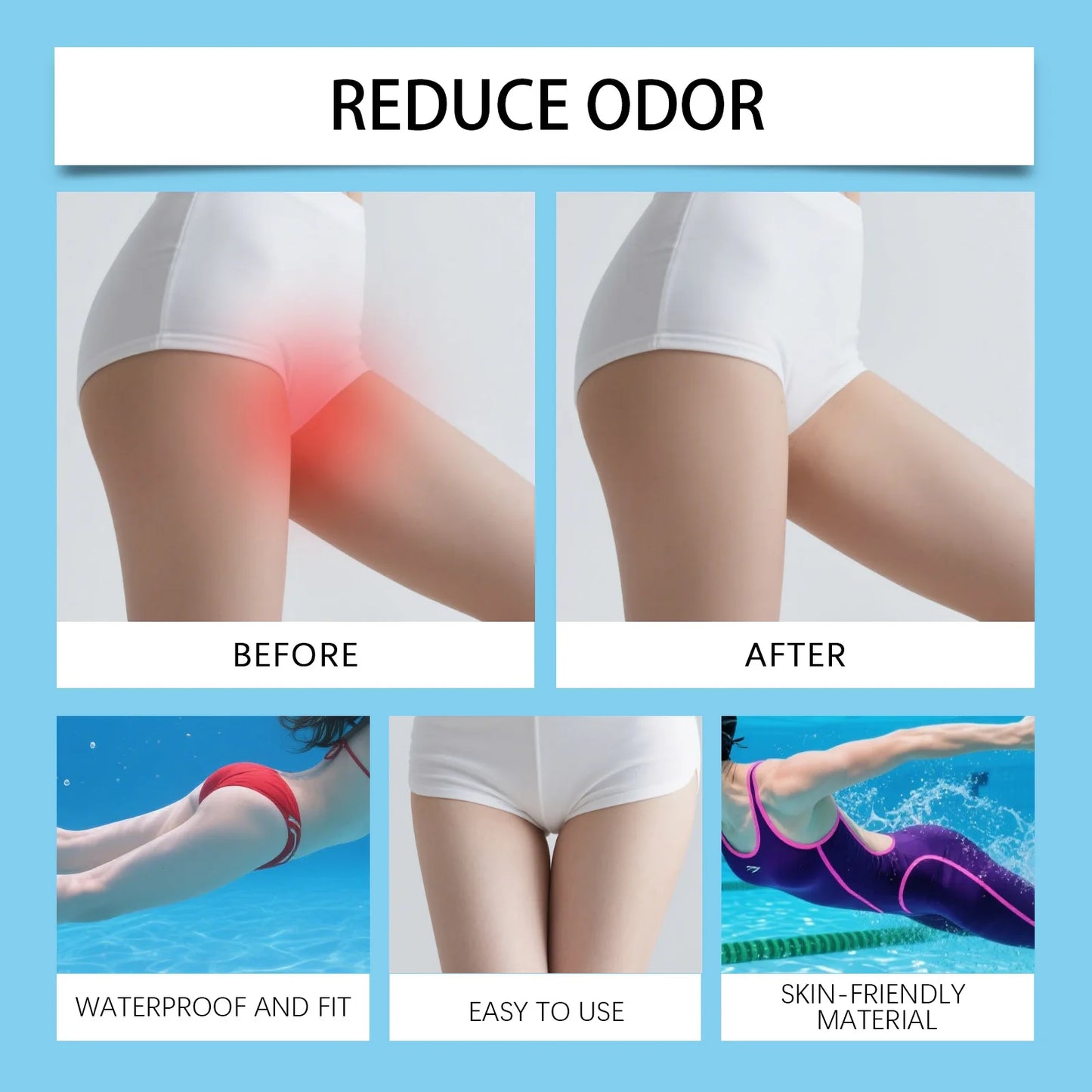 Waterproof Invisible Swim Patches for Women | Body Tape