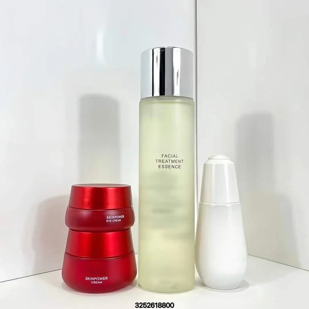 Facial Treatment Essence, Cleanser & SkinPower Cream Set