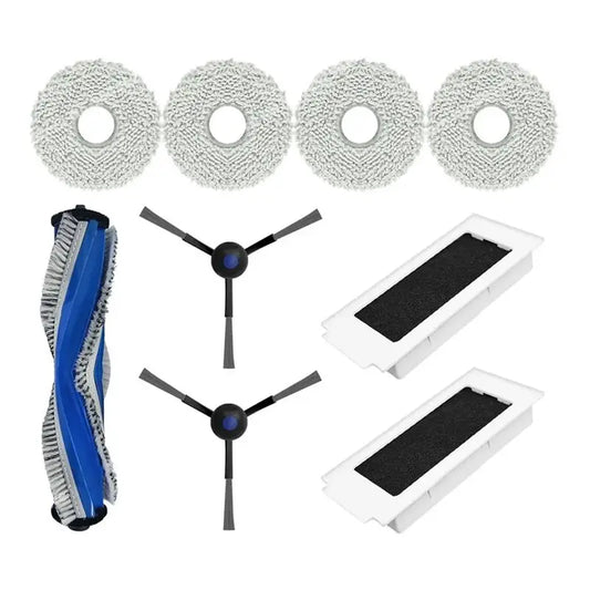 A36T-For ECOVACS DEBOT T30S COMBO Replacement Parts Accessories Main Side Brush Hepa Filter Mop Cloth Peaceful Pleasures Health and Wellness As Shown