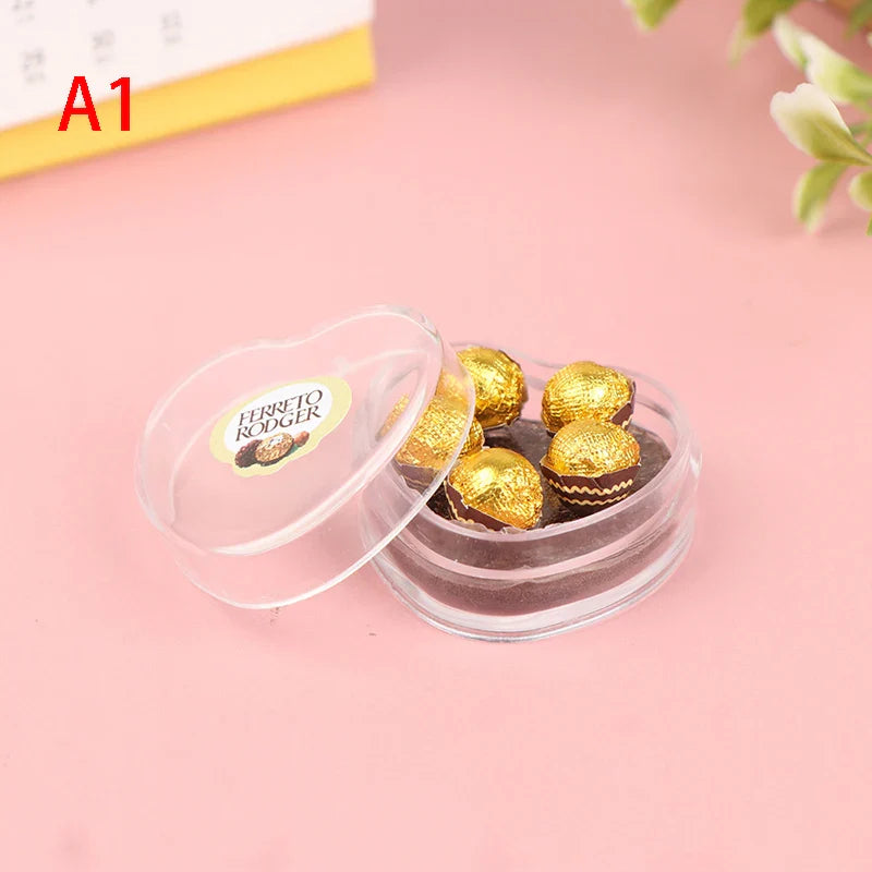 1:12 Dollhouse Miniature Chocolate Gift Box Resin Food Model