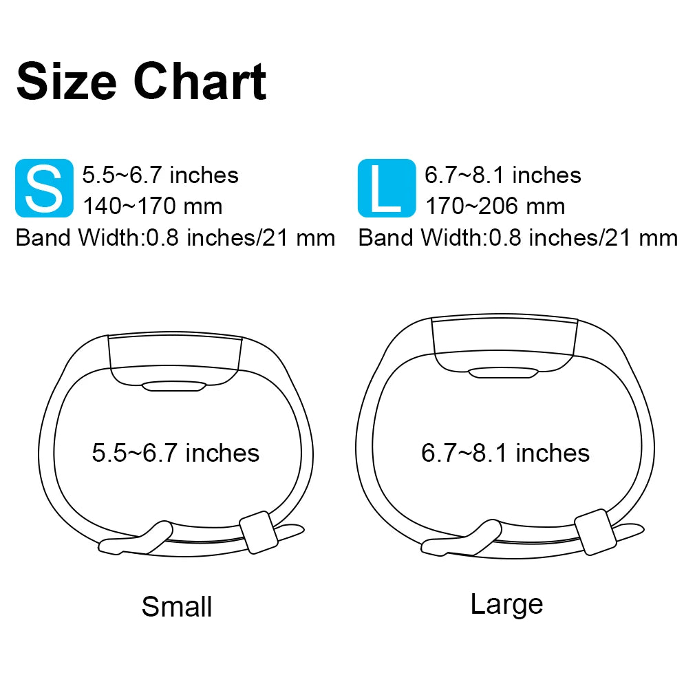 Soft TPU Replacement Band for Fitbit Charge 2 – S & L Peaceful Pleasures Health and Wellness