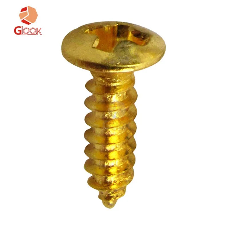 Electric Guitar Accessories Guard Screws 3 12-gold Silver Black