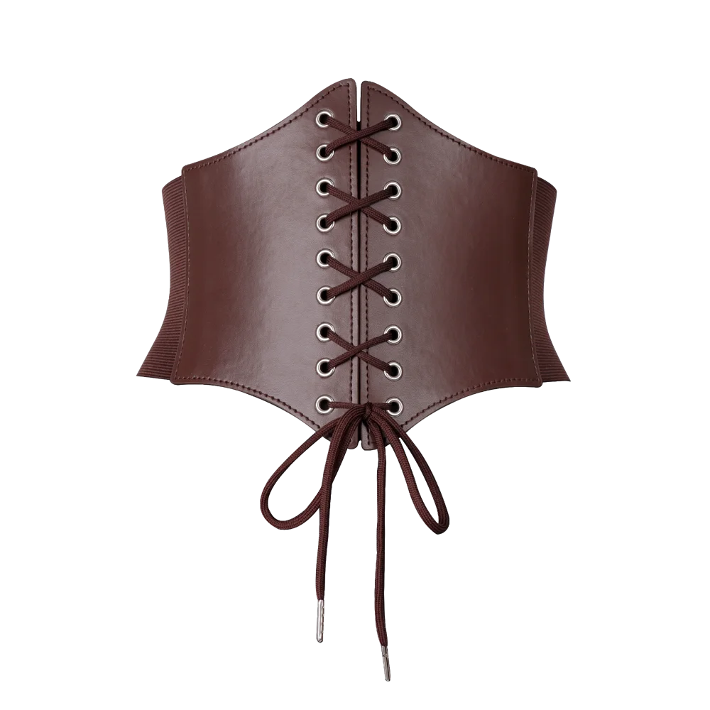 Medieval Cosplay Steampunk Leather Backpack Waist Ring Belt Pouch
