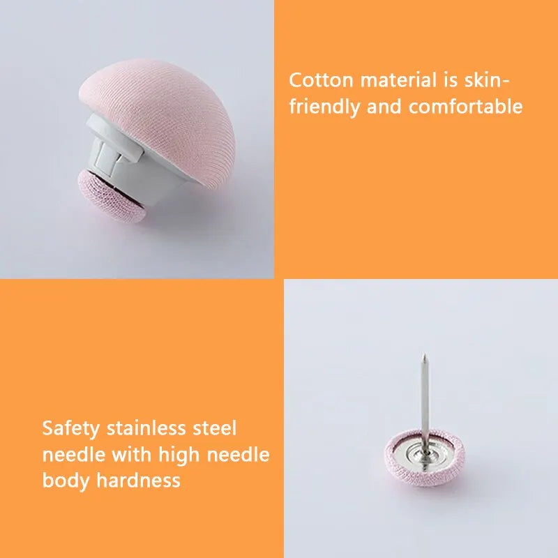 Mushroom Head Duvet Clips – No-Sew Bed Sheet Fasteners 20–80 PCS