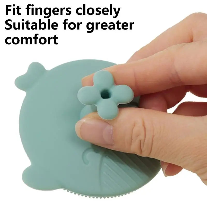 Silicone Baby Scalp Brush & Comb Set | Cradle Cap Care