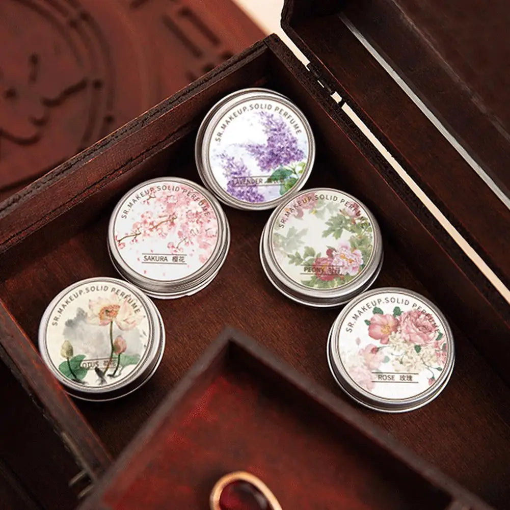 LEARNEVER Solid Perfume Balm – Pocket Fragrance for Men & Women