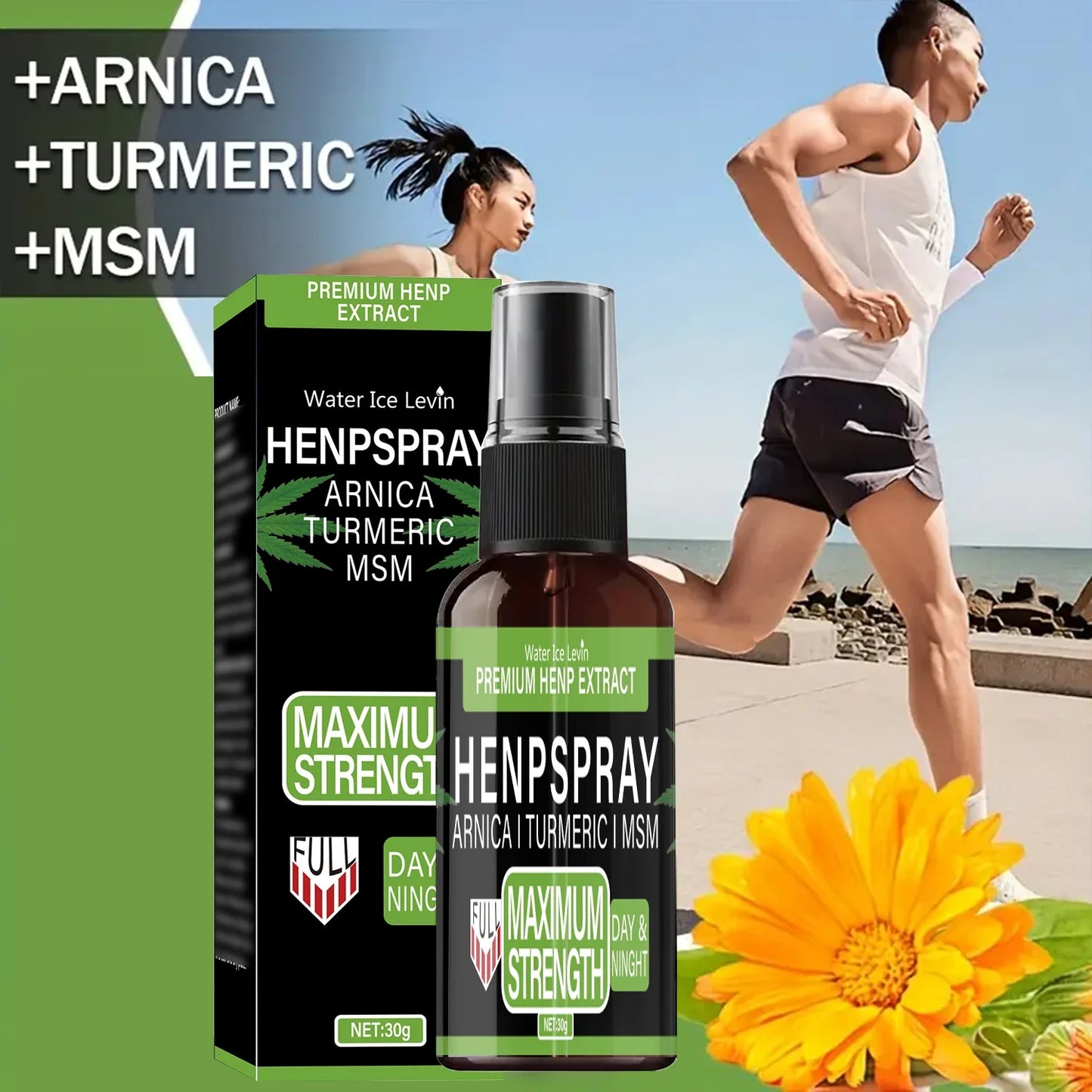 Hemp Extract Cream with Arnica, Turmeric & MSM | Day & Night