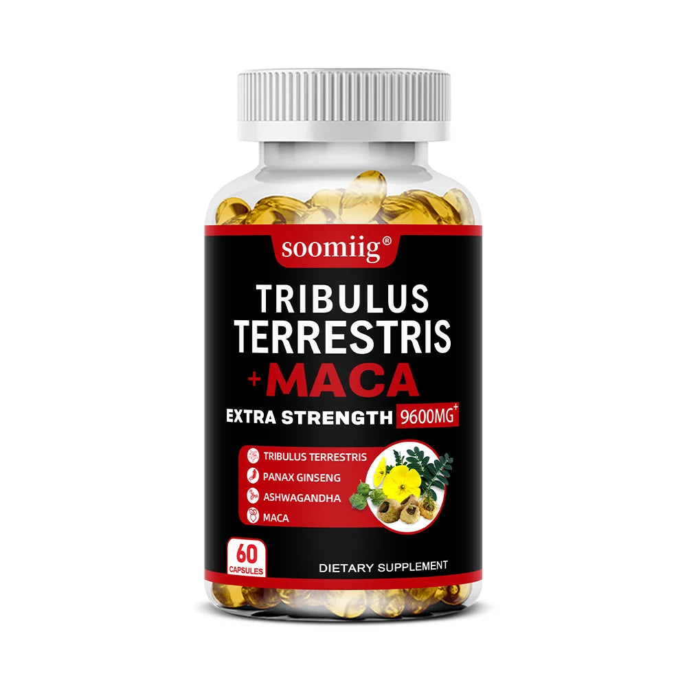 Tribulus Terrestris & Maca Capsules | Energy & Stamina Boost