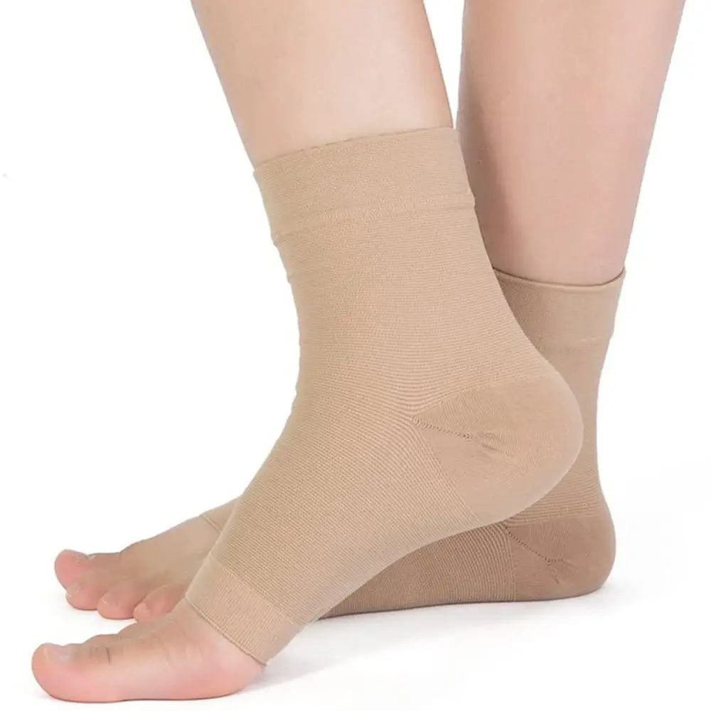 1pair Plantar Fasciitis Compression Socks,Arch Support Foot Pain Relief Ankle Brace Splint,Provide Increase Blood Circulation Peaceful Pleasures Health and Wellness 1Pair-2 L/XL