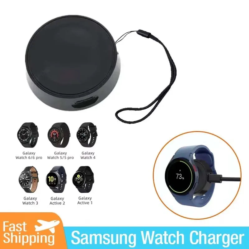 Samsung Galaxy Watch Keychain Charger – Type-C Fast Charge Cable Peaceful Pleasures Health and Wellness