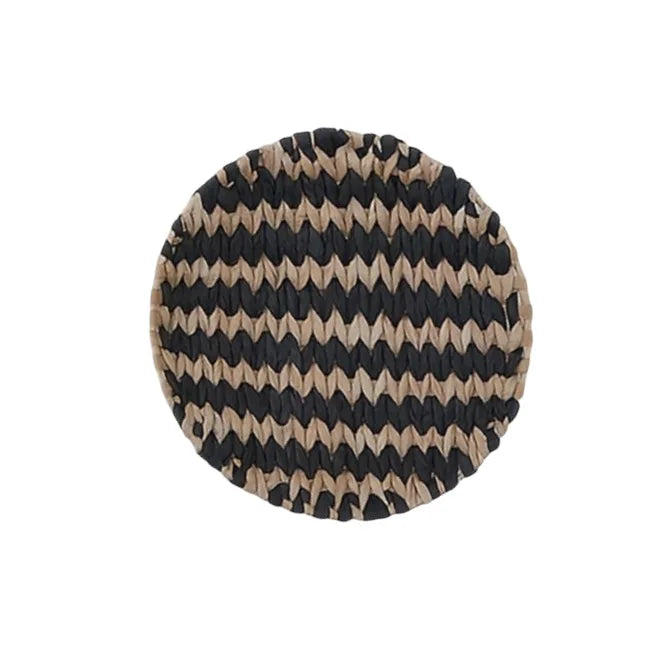 Boho Hand Woven Rattan Wall Basket | Farmhouse Decor