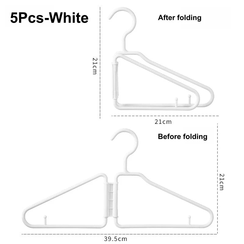 Foldable Travel Clothes Hangers – Lightweight & Space Saving
