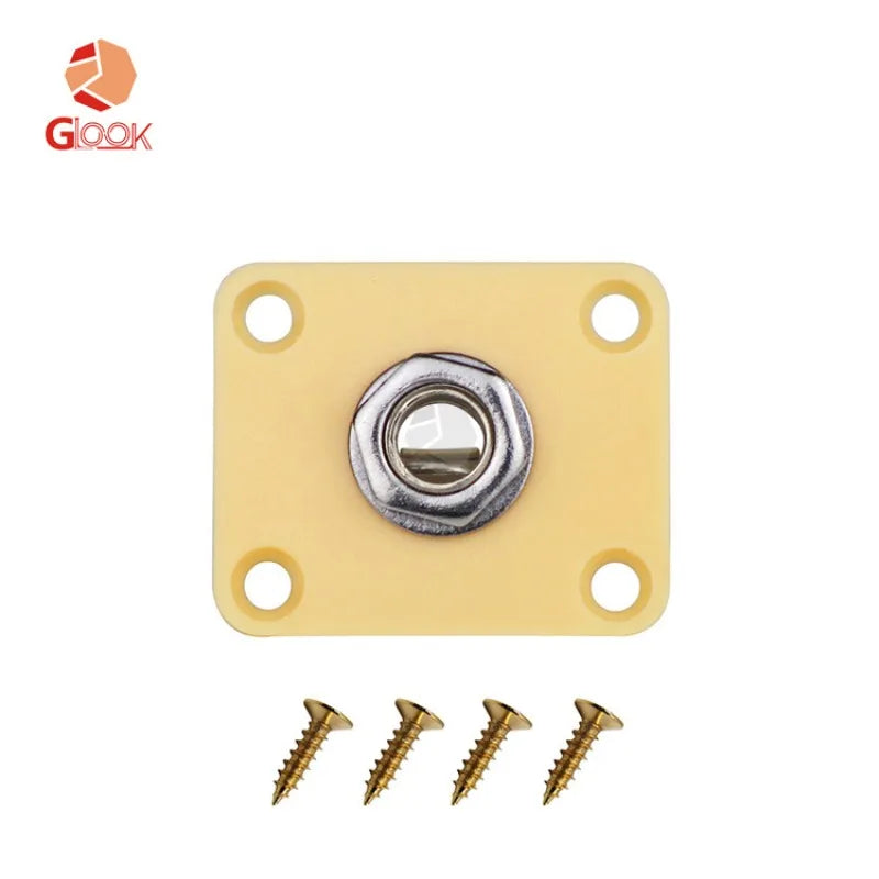 Electric Guitar Jack Bass Square Output Socket Seat Interface