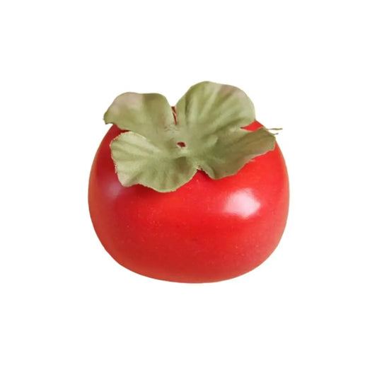 Artificial Foam Persimmon Fake Fruit Home Decor Prop Faux Fruit Decor Oasis Select Red-S 4XL