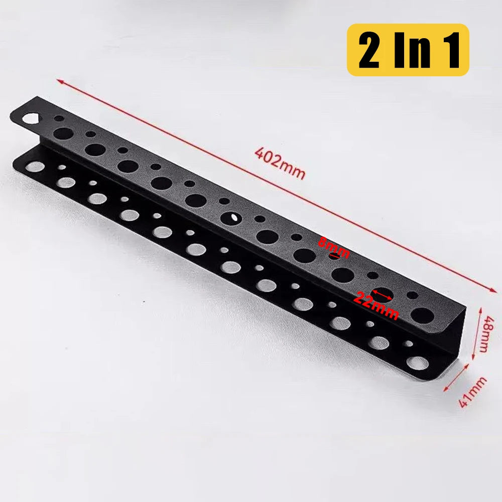 Wall Mount Tool Organizer – Heavy Duty Screwdriver & Plier Rack