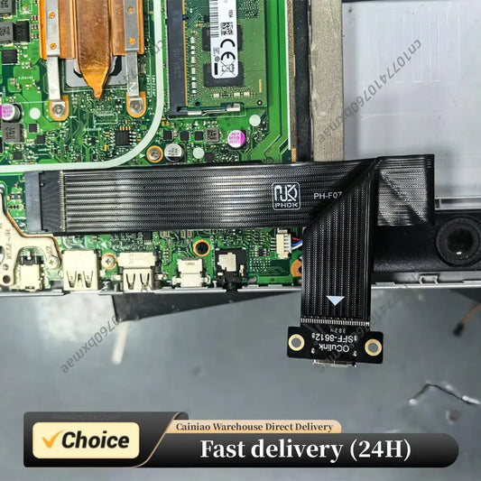 M.2 NVMe PCIE 4.0 To Oculink SFF-8611 SFF-8612 Female Adapter Cable Laptop External Graphics Card Extension Cable Peaceful Pleasures Health and Wellness