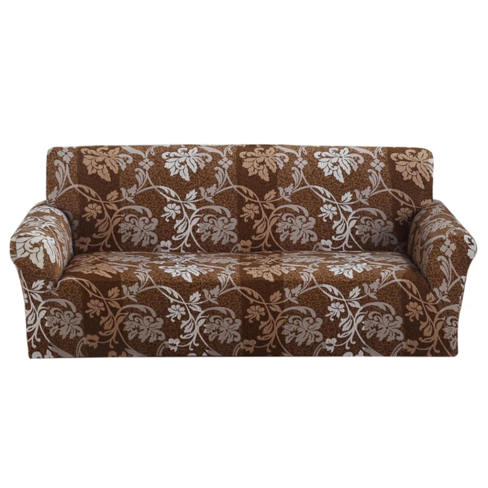 Stretch Sofa Cover Universal Printed Sofa Slipcover Loveseat Couch Cover Polyester Furniture Protector Cover with 1Pc Pillowcase Peaceful Pleasures Health and Wellness JC02R 1-seater 90-140cm