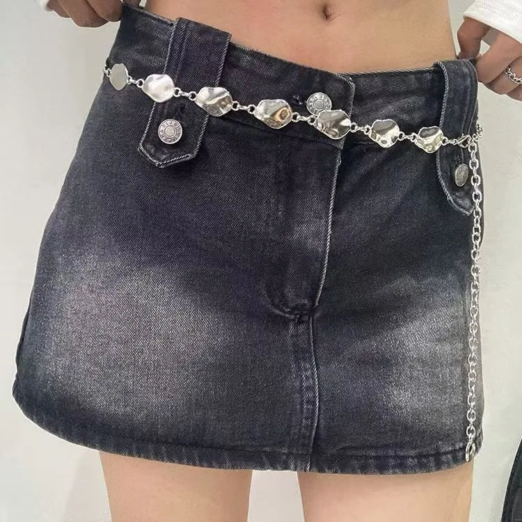 Retro Butterfly Metal Waist Chain Belt for Women | Summer Fashion