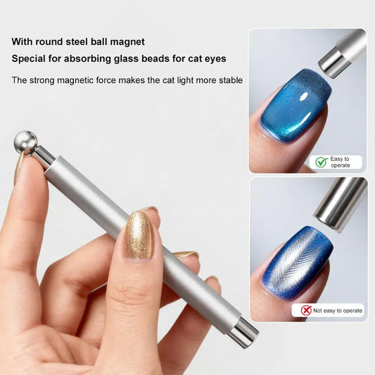 Cat Eye Nail Magnet Pen | Gel Polish Manicure Tool Nail Magnet Pen Peaceful Pleasures Health and Wellness