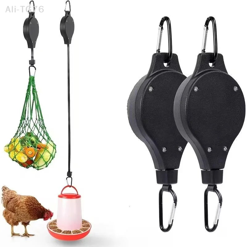 Adjustable Retractable Plant Pulley Hanger Hook | Pots & Baskets