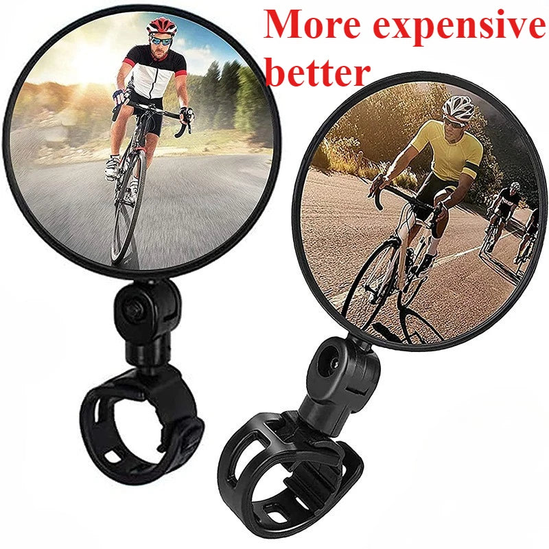 Mountain Bike Handlebar Rearview Mirror | Universal Cycling Bike Rearview Mirror Peaceful Pleasures Health and Wellness