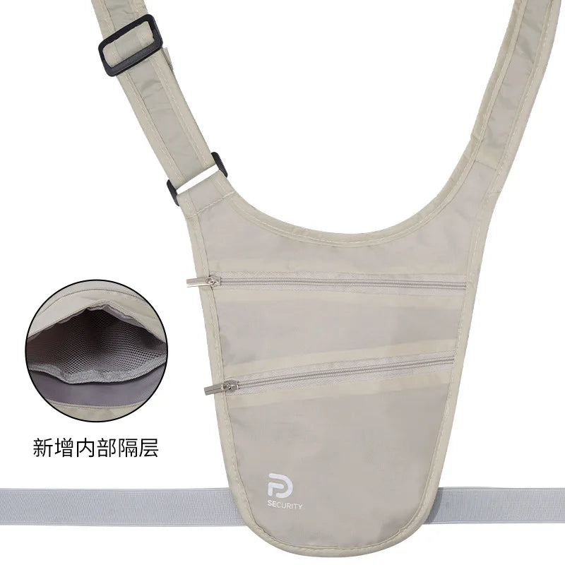 Travel Anti-Theft Hidden Waist Bag – Passport & Phone