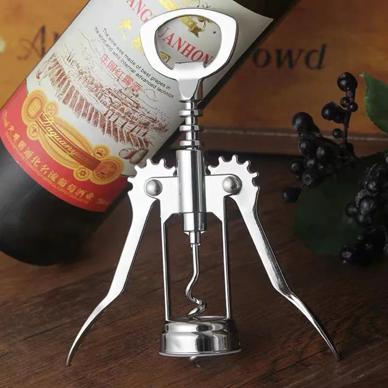 Wing Corkscrew Wine & Beer Bottle Opener | Stainless Steel