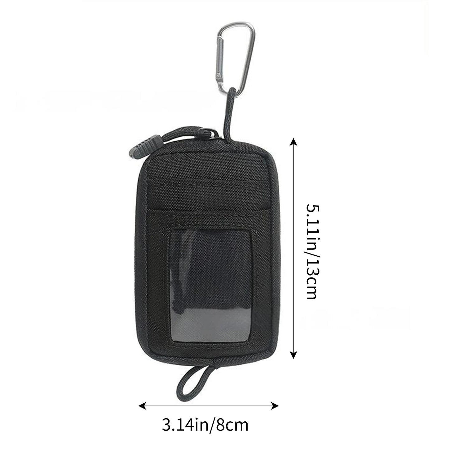 Outdoor Travel Mini Key Bag Water Resistant Nylon Pouch Travel Storage Bag for Man and Woman Wallet Peaceful Pleasures Health and Wellness