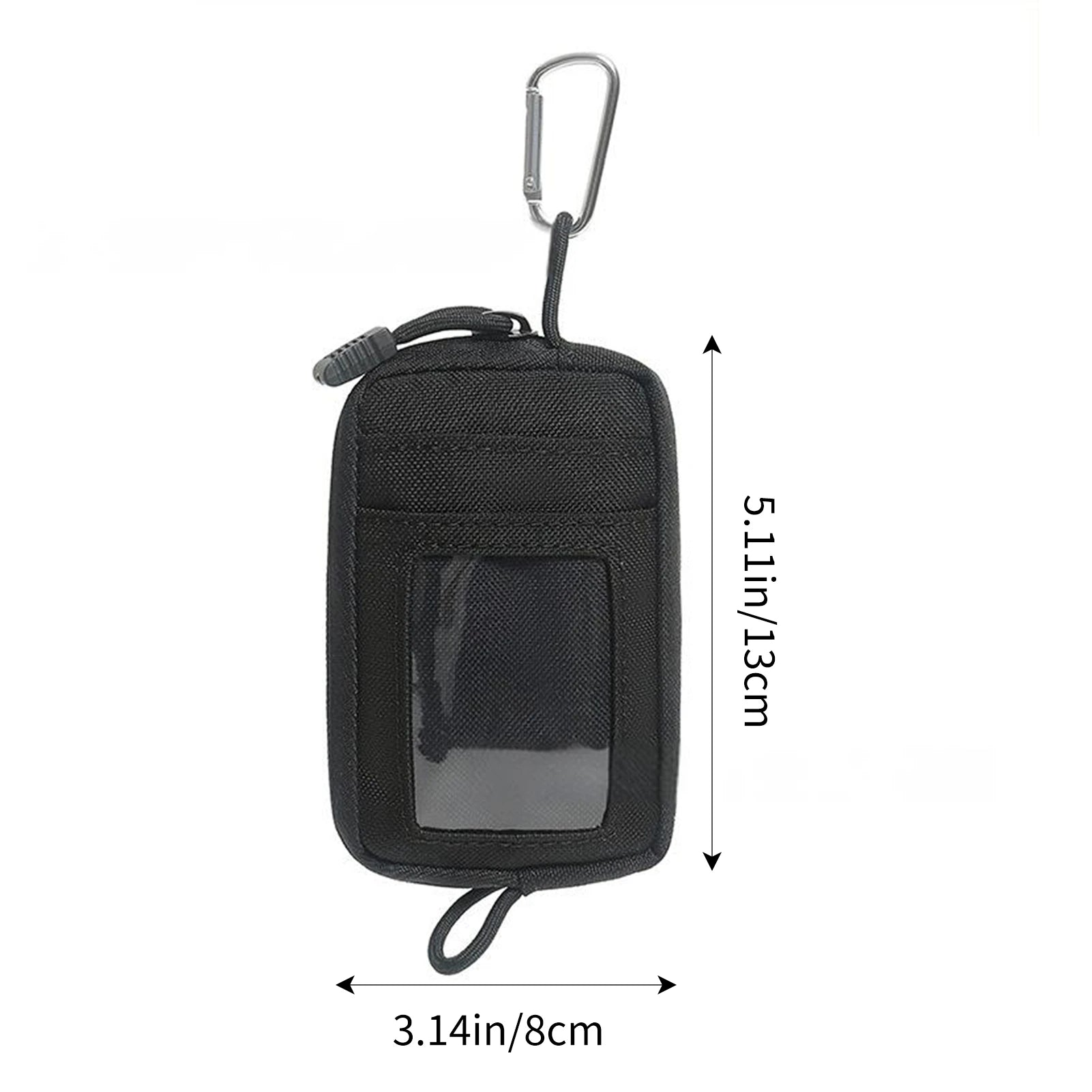 Outdoor Travel Mini Key Bag Water Resistant Nylon Pouch Travel Storage Bag for Man and Woman Wallet Peaceful Pleasures Health and Wellness