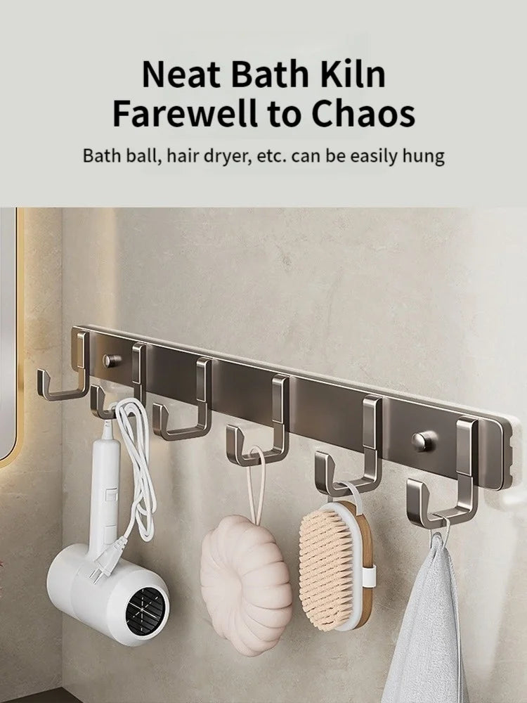 YUNJIEYA Aluminum Wall Hooks – Coat, Robe & Wardrobe Hanger