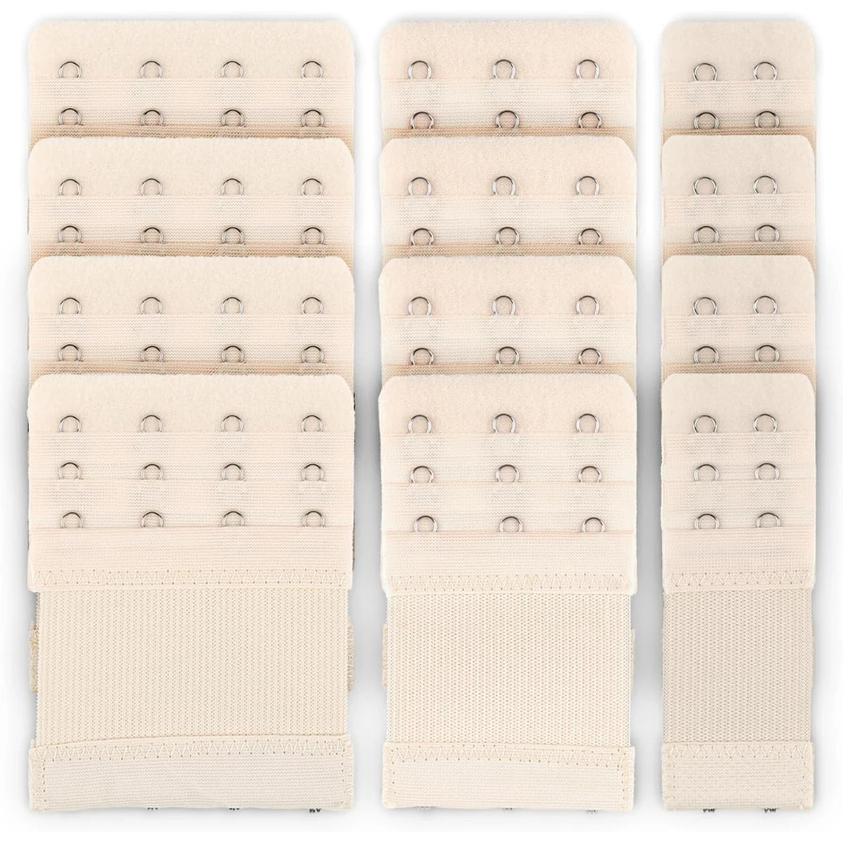 12-Pack Bra Extenders 2/3/4 Hook | Bra Strap Extensions
