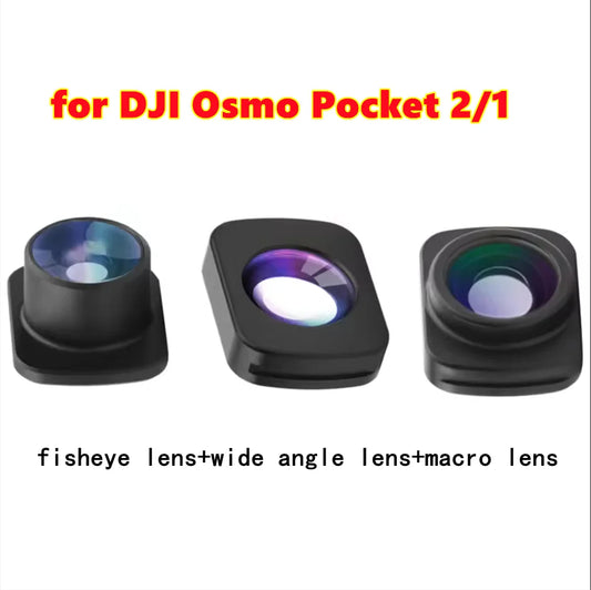 DJI Osmo Pocket 2 Filter Kit – Wide Angle, Macro & Fisheye Lens Camera Lens Filter Kit Oasis Select full kit