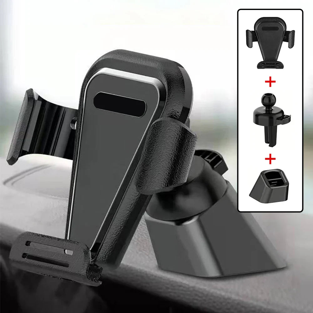 17mm Ball Head Car Phone Holder – Air Vent & Dashboard Mount