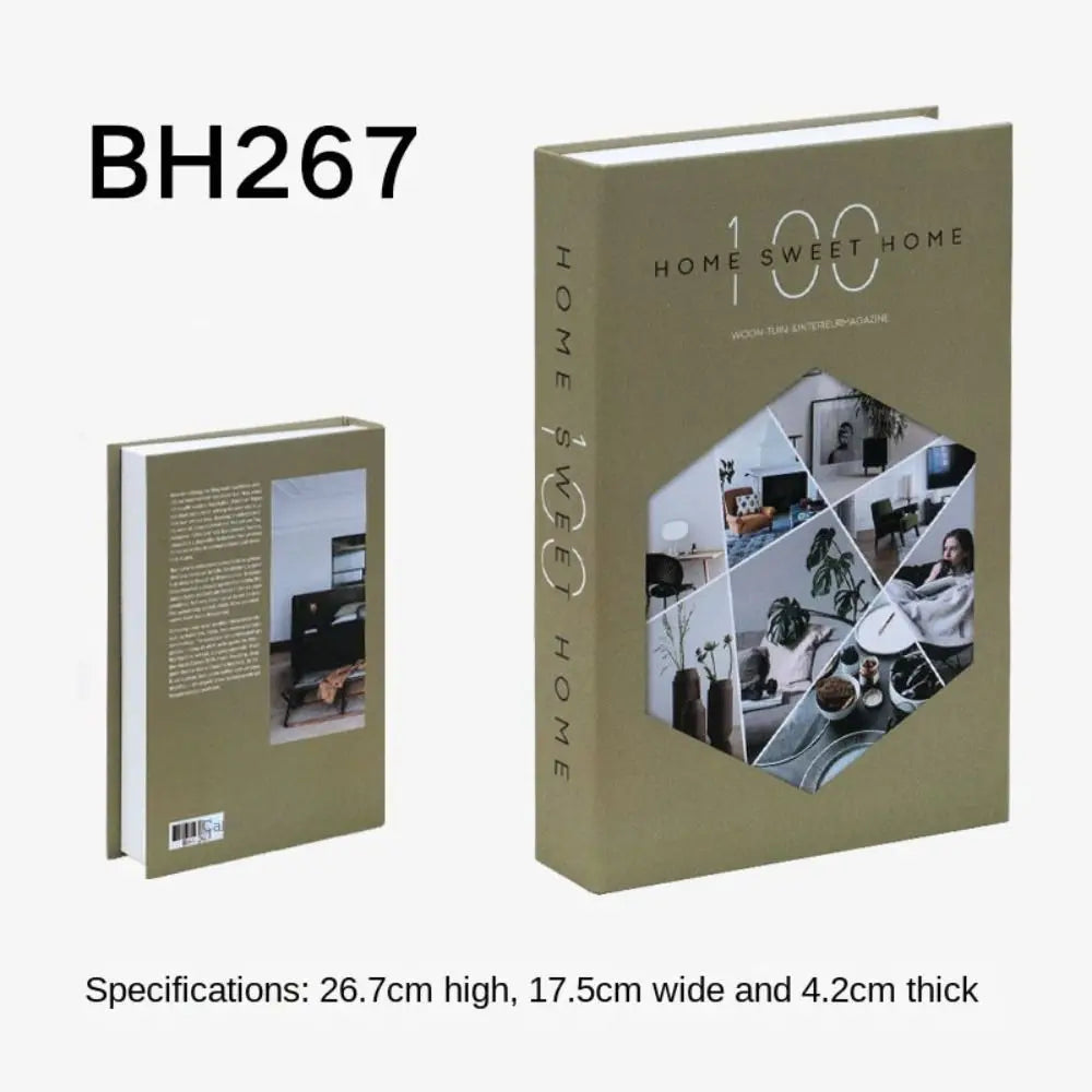 Fashion Fake Books Ornament Simple Shooting Props Decorative Imitation Book Coffee Table Decoration Home Decor Peaceful Pleasures Health and Wellness BH-267