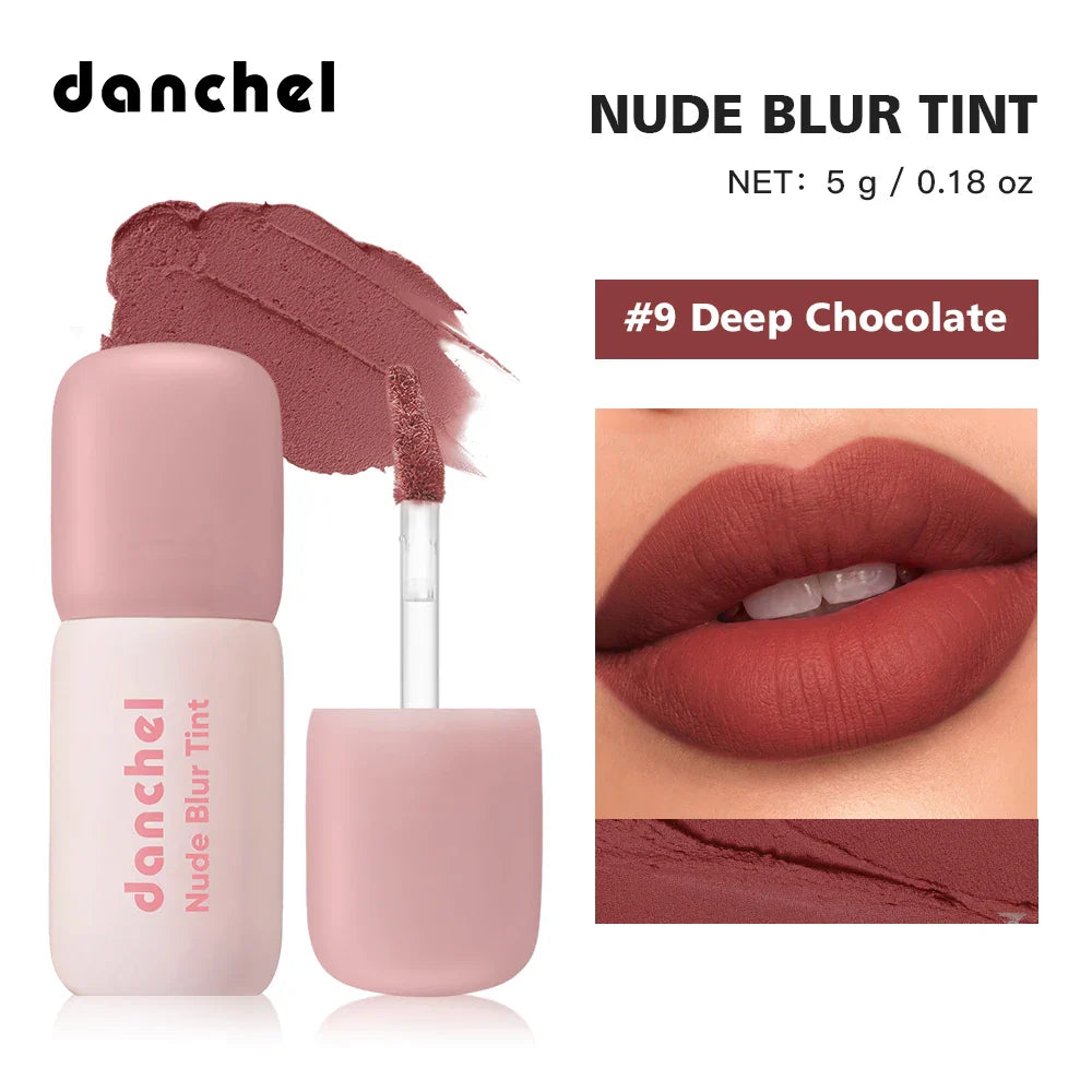 Danchel Nude Blur Tint – 2-in-1 Matte Lip & Cheek Blush