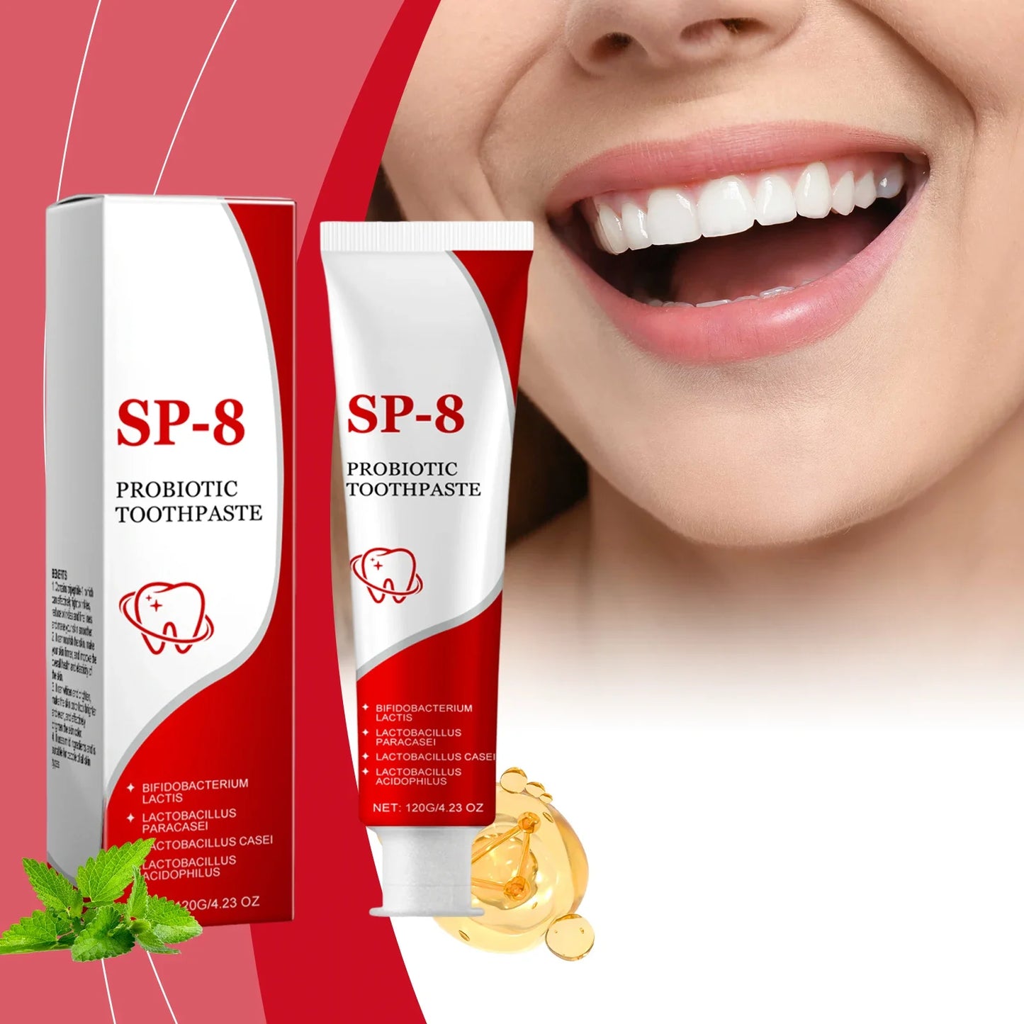 Probiotic Whitening Toothpaste – Deep Clean, Gum Care & Fresh Breath