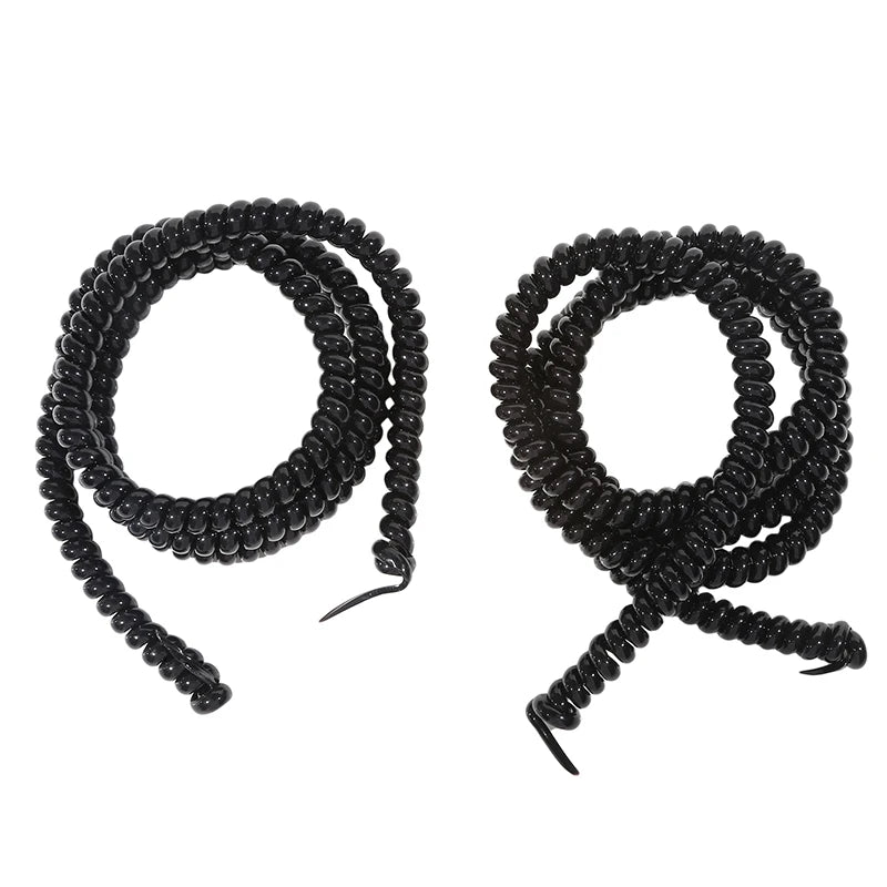 1/2Pcs Spiral Cable Management Wrap Tube Wear Resistant Flexible Wire Organizer for Bike Motorcycle and Electric Scooter Peaceful Pleasures Health and Wellness 2Pcs