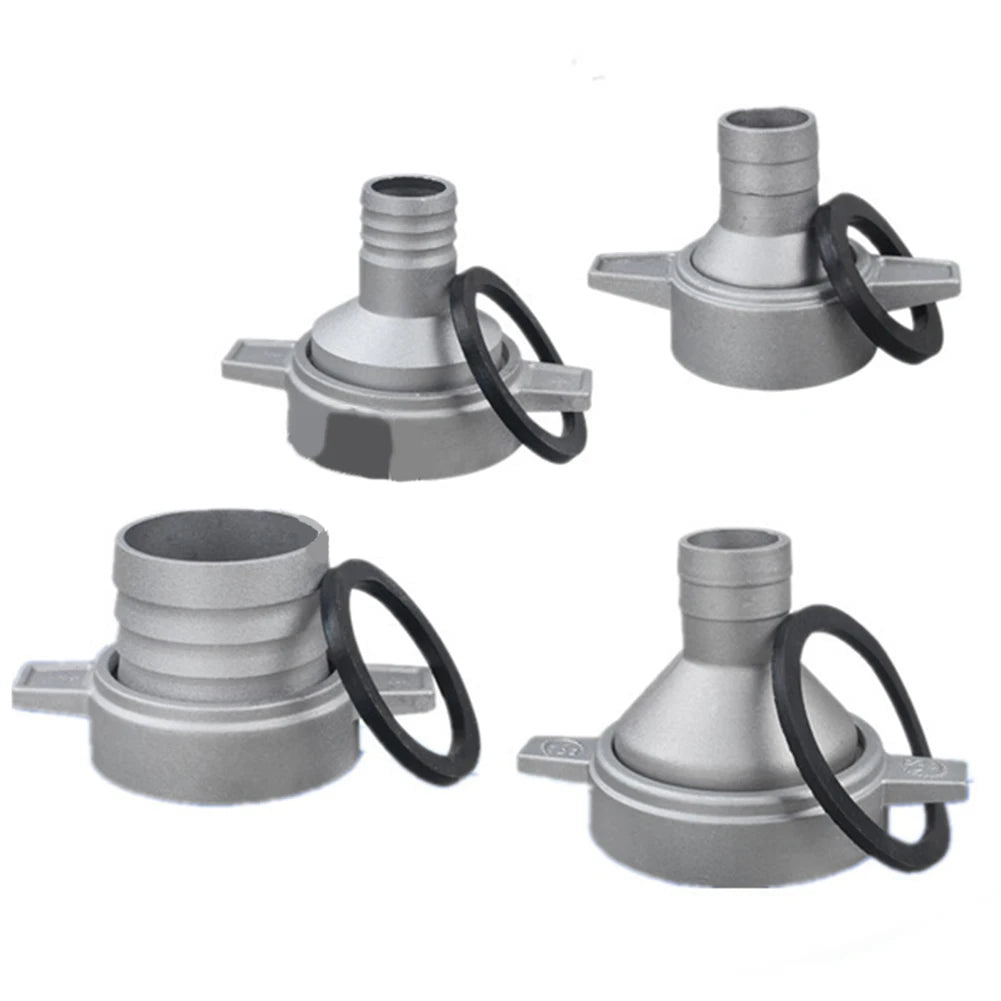 Water Pump Aluminum Pipe Connector Rubber Gasket Connecting Fitting