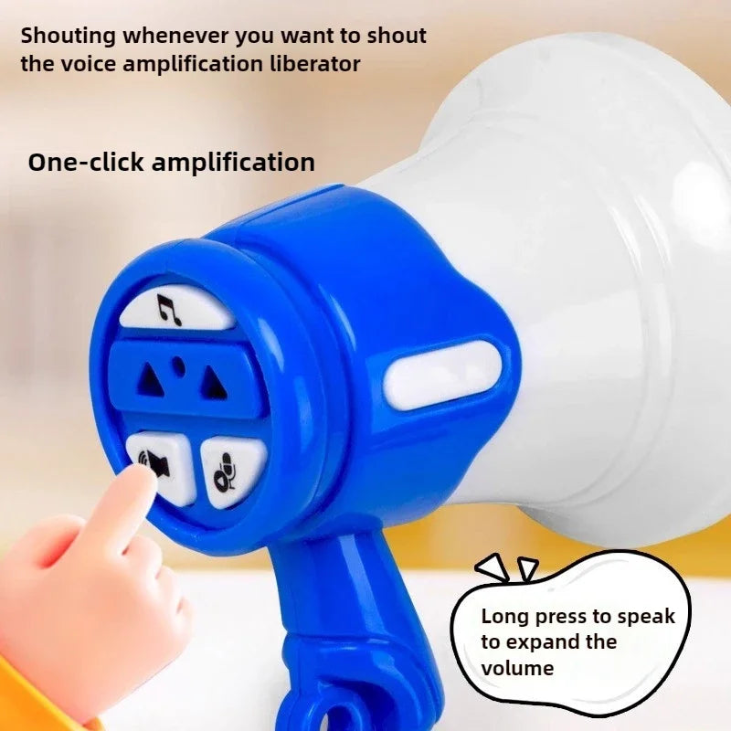Mini Megaphone Keychain with Recording – Funny Novelty Gift
