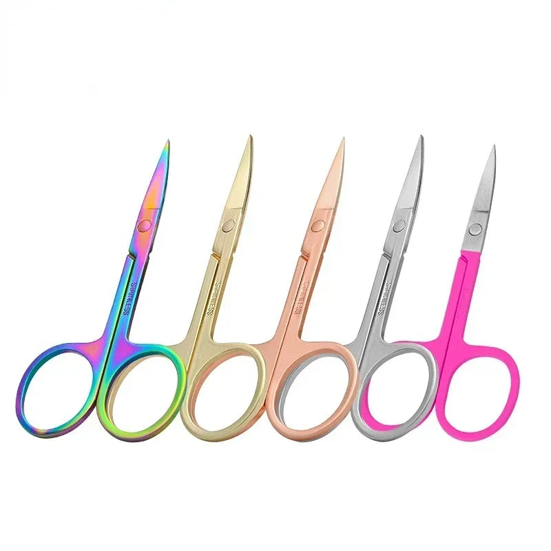 Stainless Steel Nail Cuticle Nipper & Trimmer | Rainbow Finish
