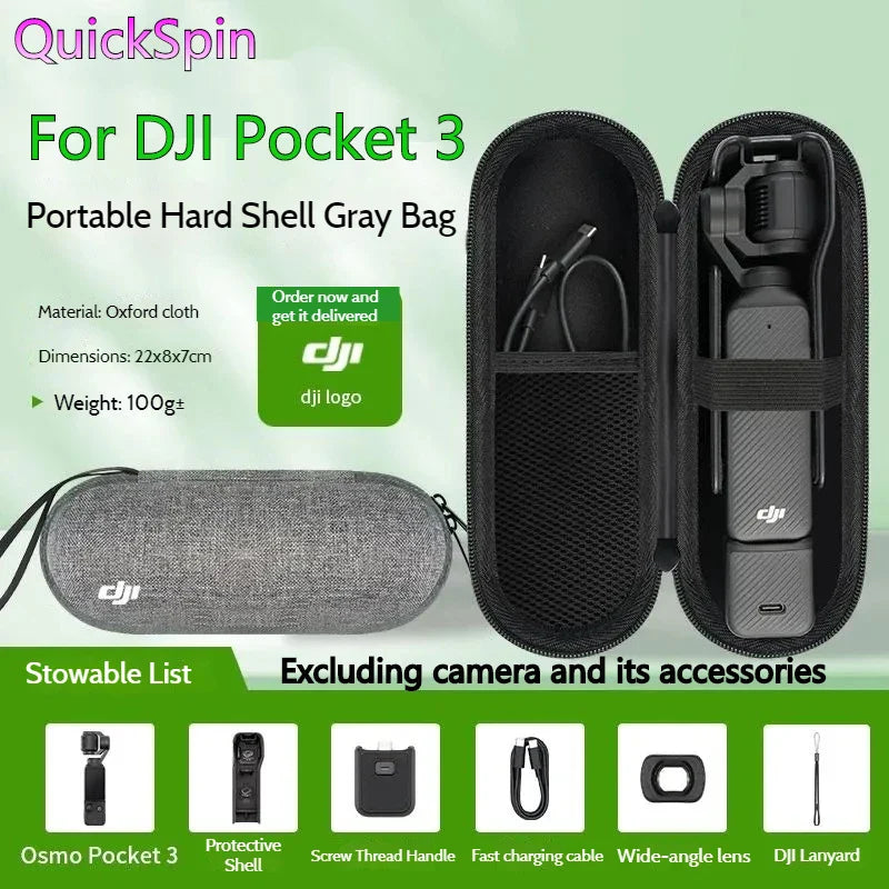 DJI OSMO Pocket 3 & 4 Hard Case Portable Storage Bag