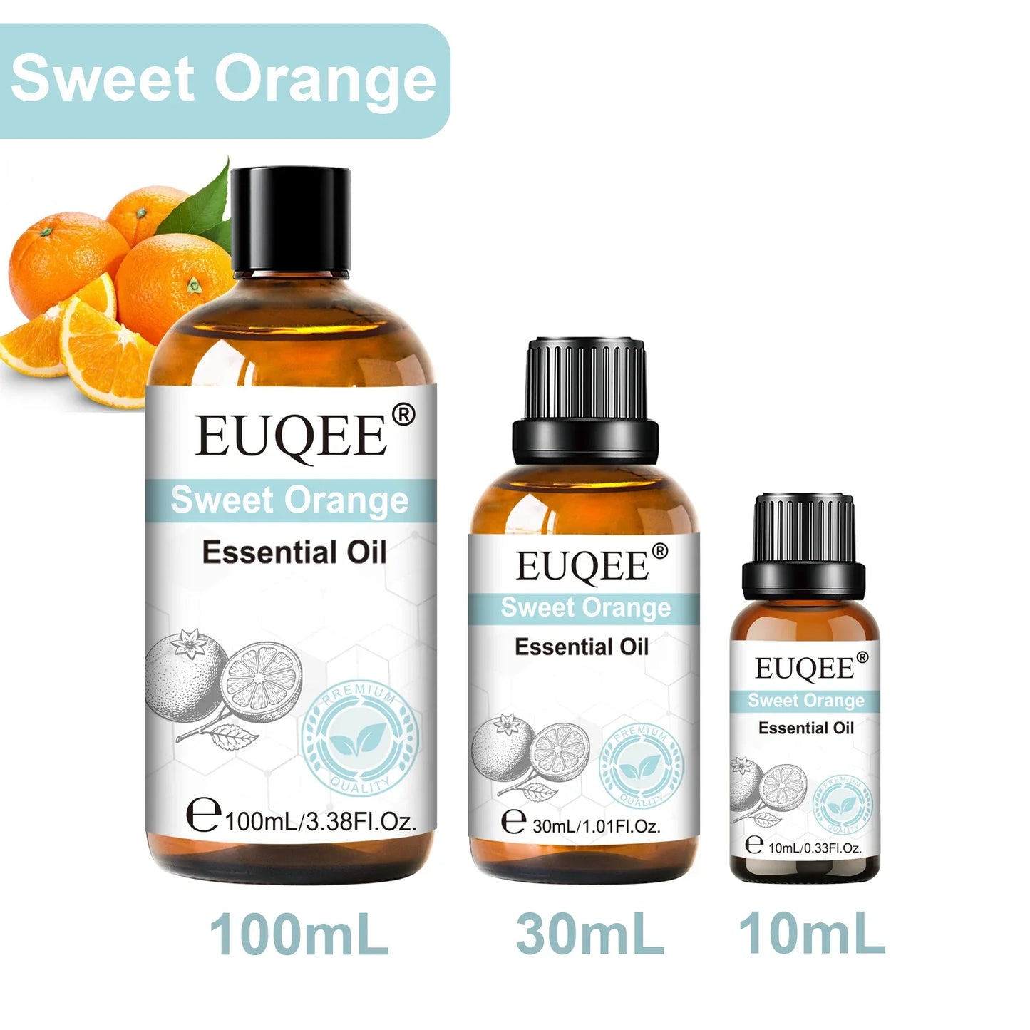 EUQEE Aromatherapy Essential Oils – Lavender, Rose & More