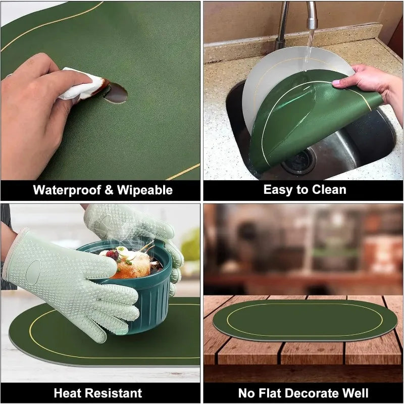 Leather Placemats – Heat Resistant, Waterproof & Washable Leather Placemats Peaceful Pleasures Health and Wellness