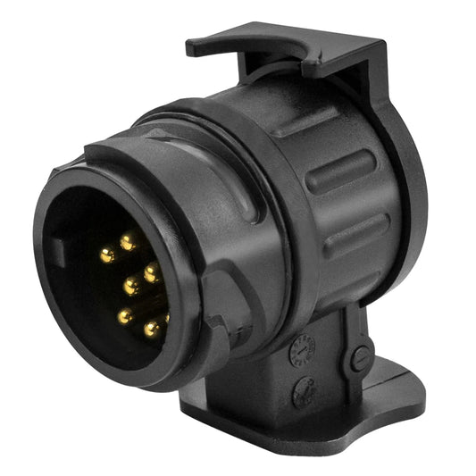 13 Pin to 7 Pin Towing Adaptor Trailer Caravan Truck Towbar Car Plug Adapter 12V Waterproof Electric Socket Converter Connector Peaceful Pleasures Health and Wellness Default Title