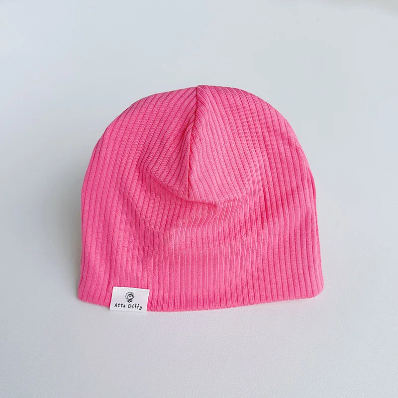 Kids Beanie Hat | Soft Cotton Spring Autumn Boys Girls Ages 1–8