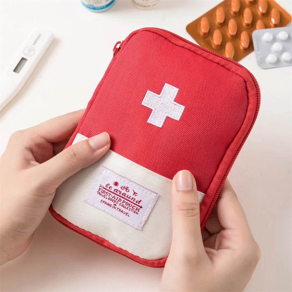 1 Piece Portable Medical Kit Medicine Storage and Dispenser Bag Travel Outdoor Pill Box Storage First Aid Kit Peaceful Pleasures Health and Wellness