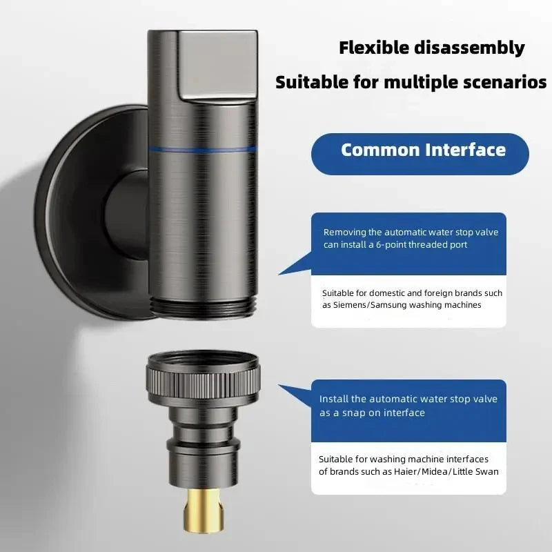 Brass G1/2 Angle Valve | Multi-Function Triangle Water Stop Valve