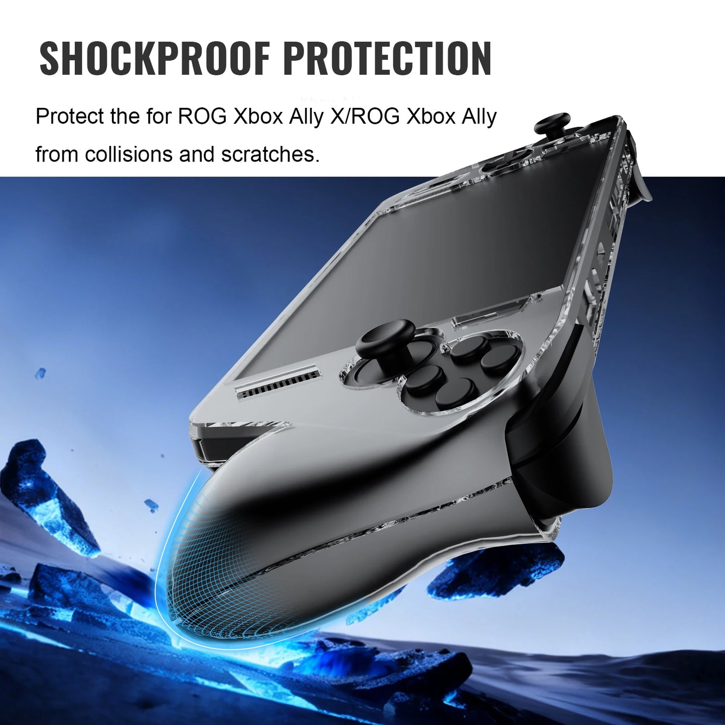 Transparent Shockproof Case for ASUS ROG Ally & Ally X