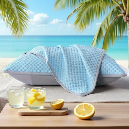Ice Silk Cooling Pillowcase – Soft, Breathable & Washable Cooling Pillowcase Oasis Select